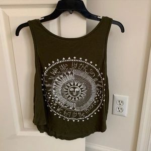 Windsor Army Green Tank Top (Small)